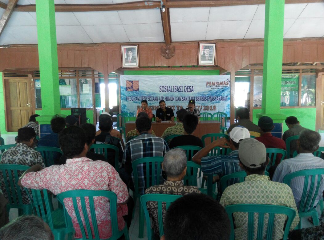 Sosialisasi PANSIMAS di kec. Ngraho