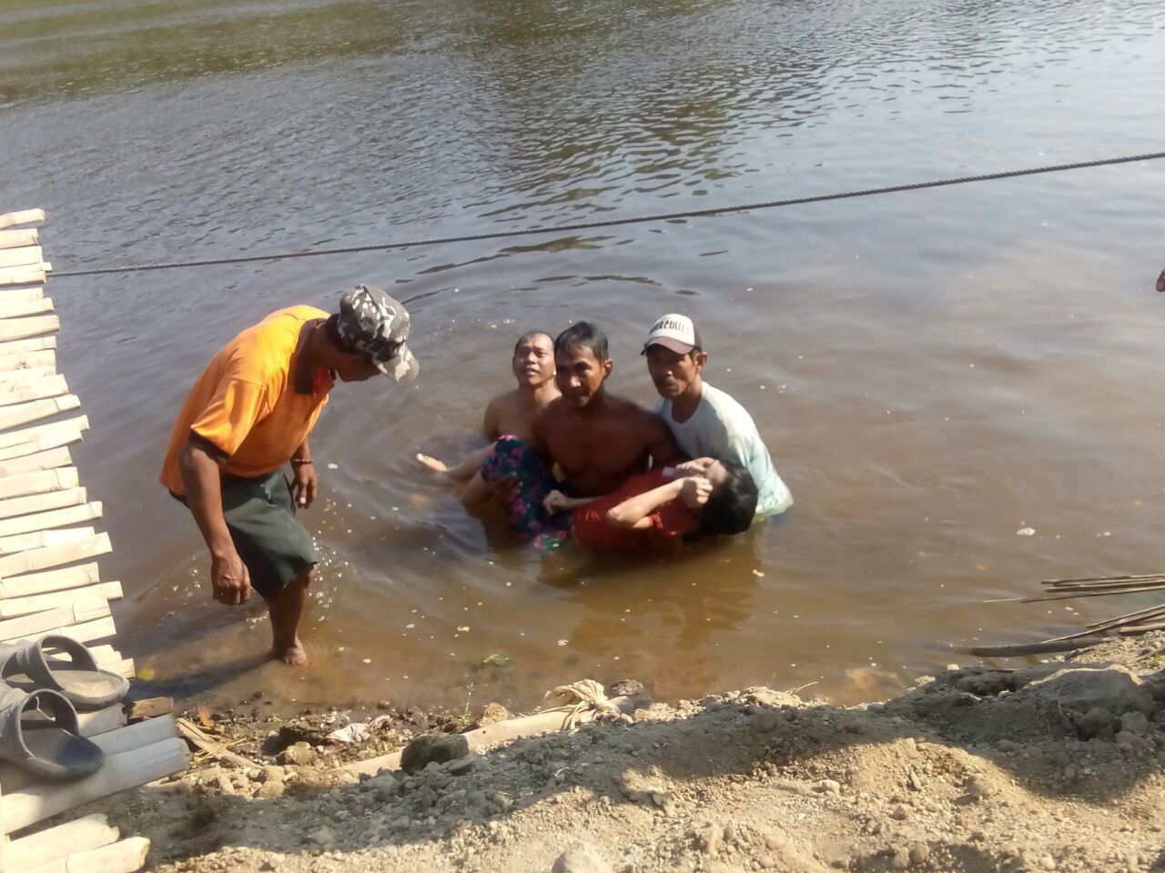 Warga Luwihaji Tenggelam di Sungai Bengawan Solo