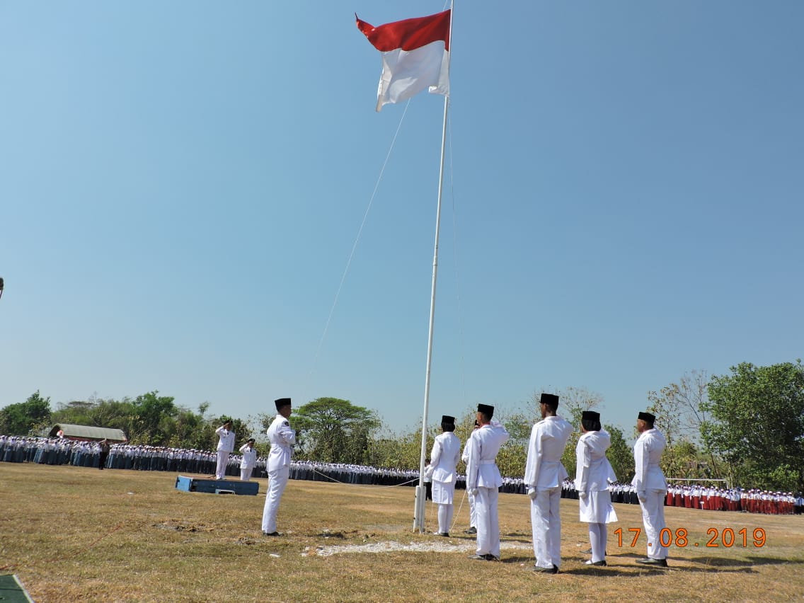 Detik-Detik Proklamasi Kemerdekaan RI Ke 74 Kecamatan Ngraho