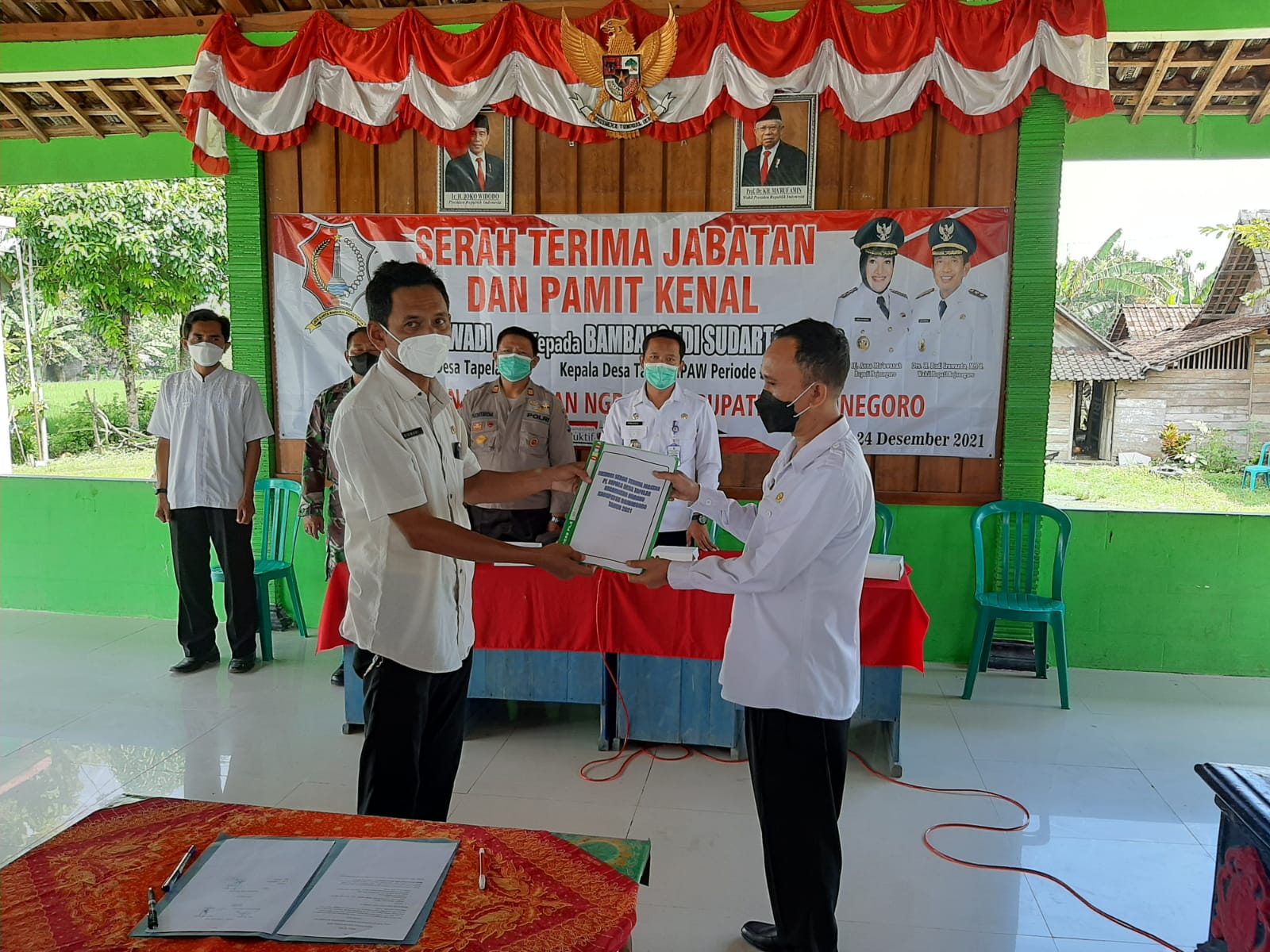 Sukses dan Lancar Pelantikan Kades Tapelan