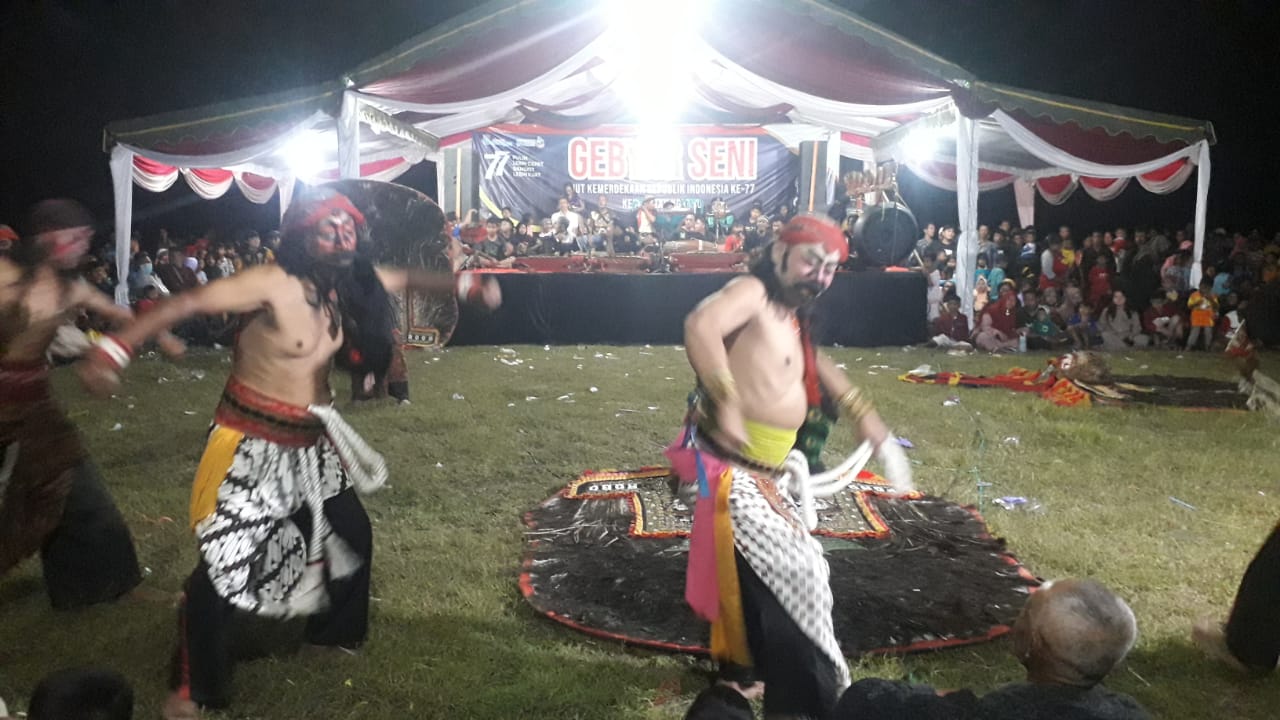 Gebyar seni HUT RI ke 77  Hari kedua