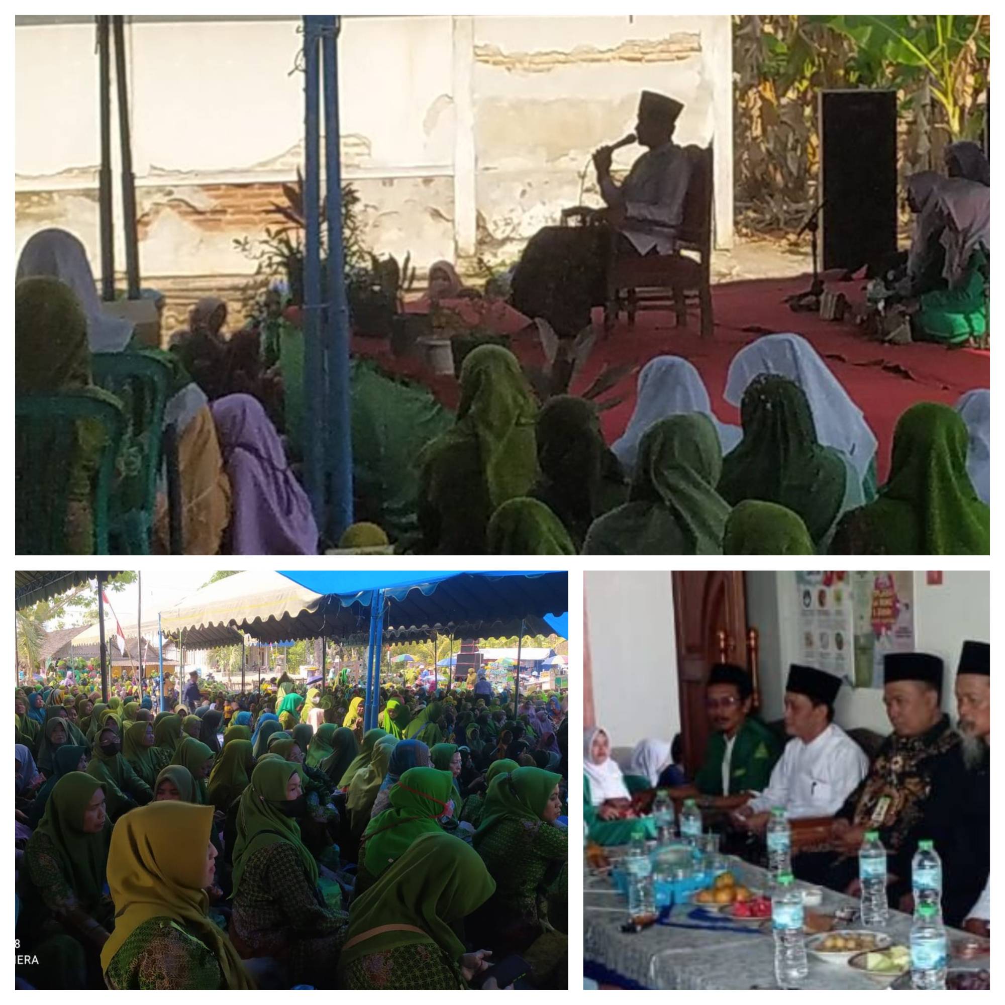 Lapanan Muslimat NU dan Fatayat NU Kecamatan Ngraho Gelar Kegiatan Keagamaan