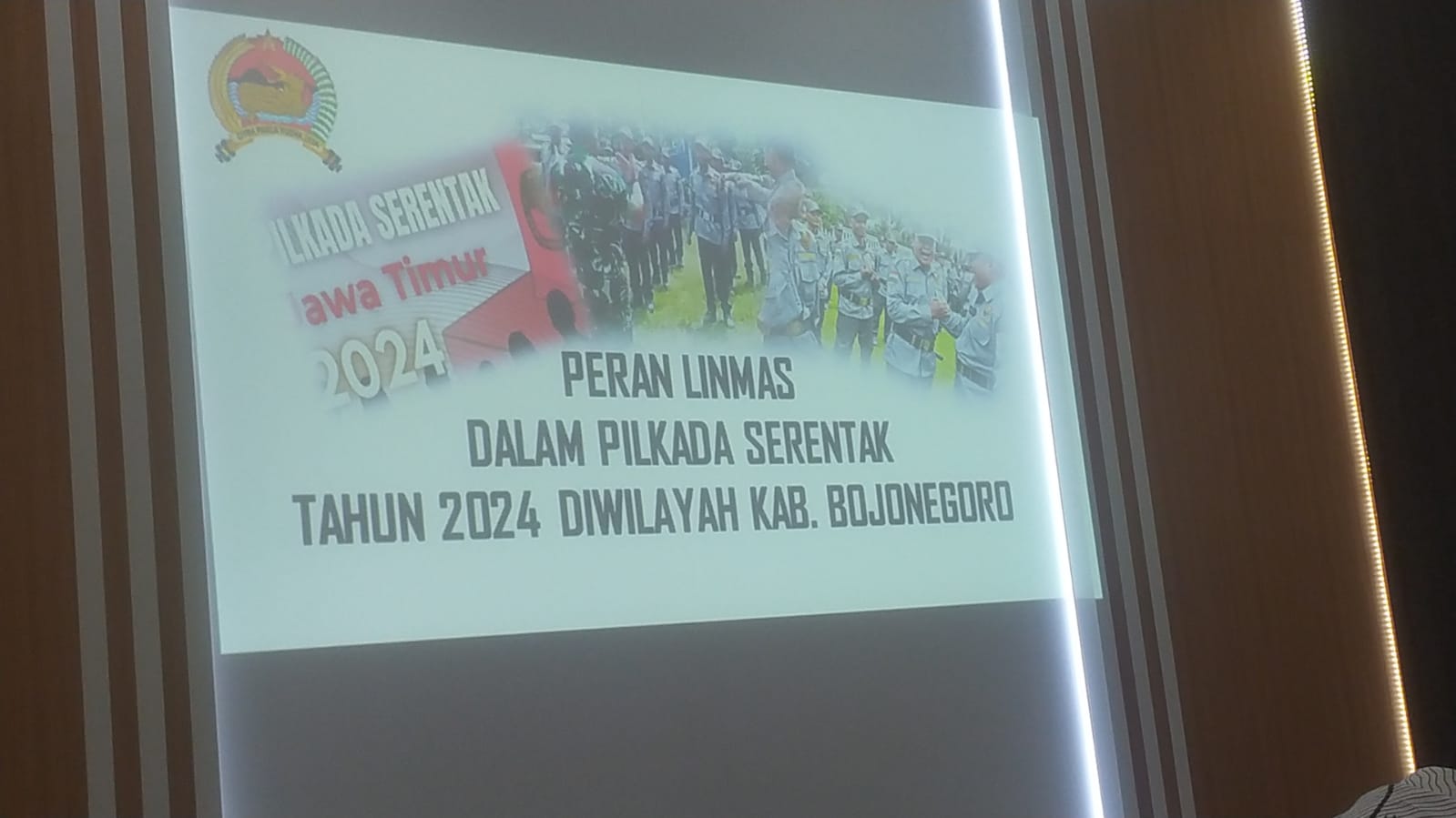 RAKOR KASI TRAMTIB KECAMATAN SE KAB, BOJONEGORO
