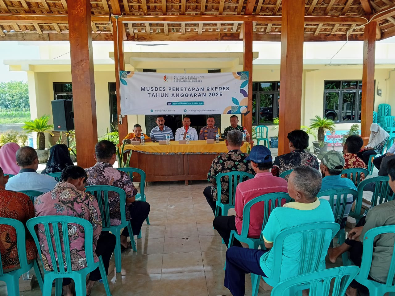 MUSYAWARAH DESA PENETAPAN RKPDes TAHUN ANGGARAN 2025 DESA KLEMPUN
