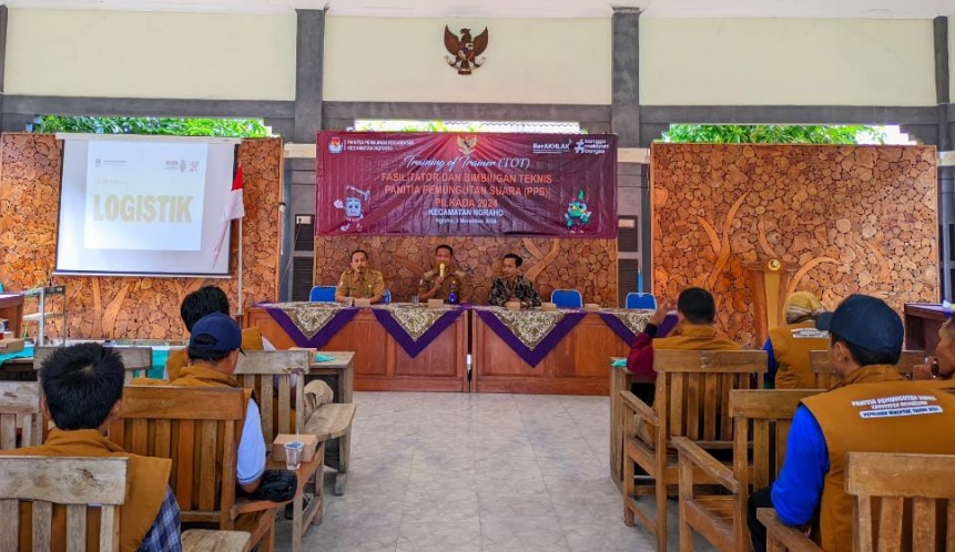 Training Of Trainer (TOT) Fasilitator dan Bimbingan Teknis PPS Pilkada 2024 Kecamatan Ngraho