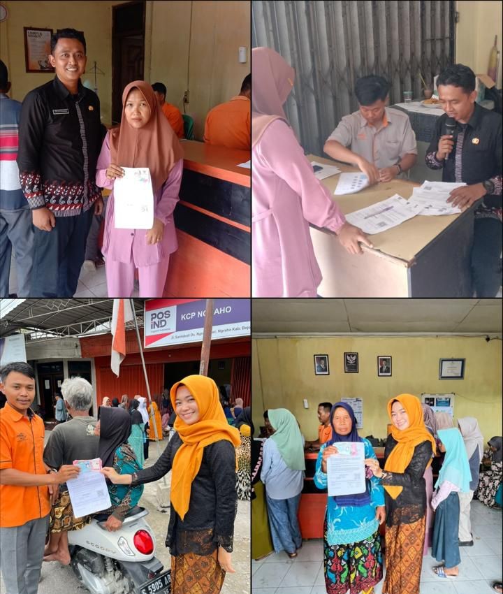 Penyaluran BLTS Kesra di Kecamatan Ngraho Sukses