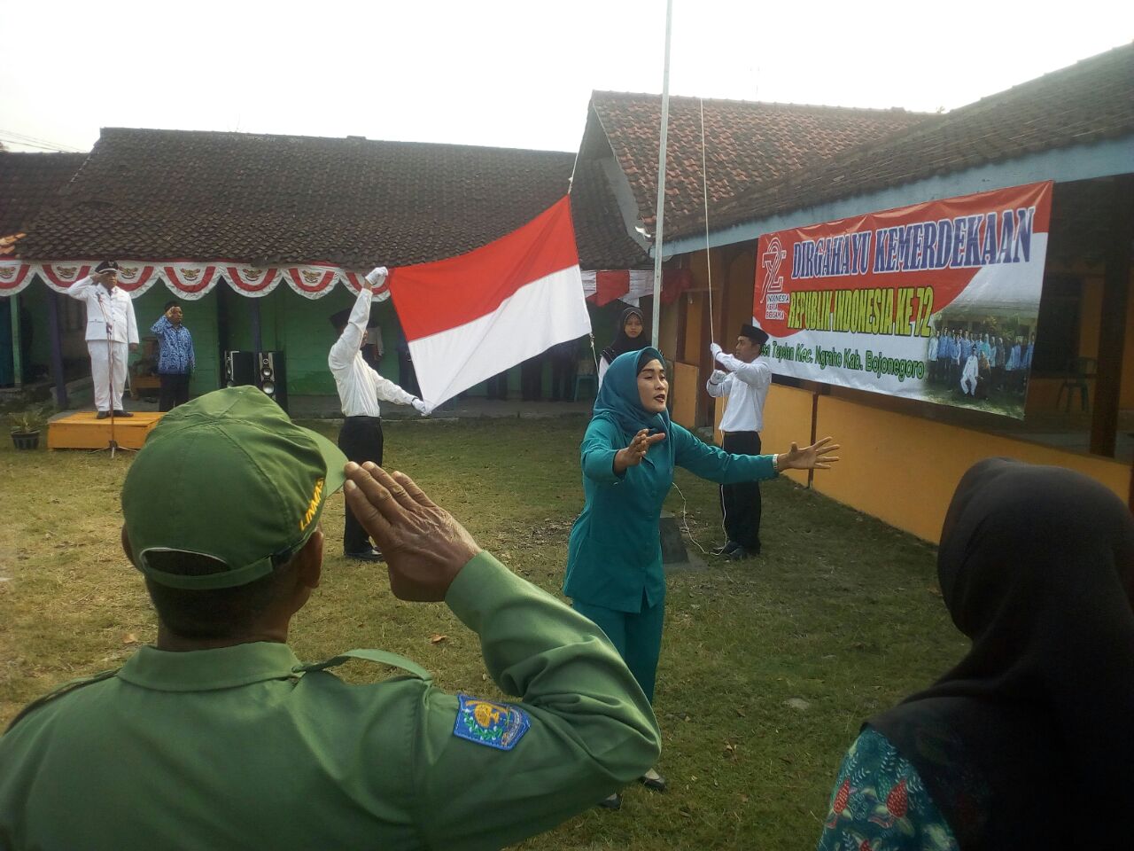 Upacara HUT ke-72 RI di 16 Desa