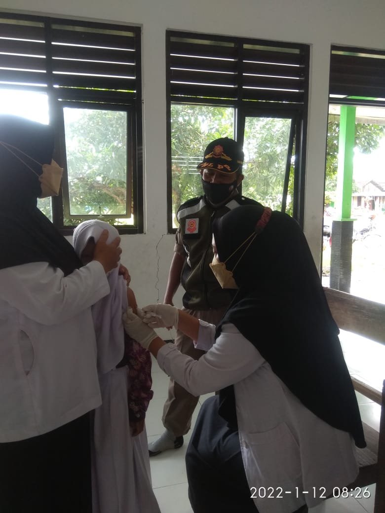 Giat Vaksinasi siswa SDN di Kecamatan Ngraho