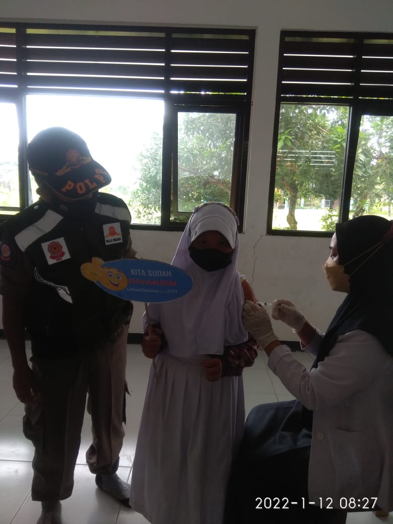 Giat Vaksinasi siswa SDN di Kecamatan Ngraho